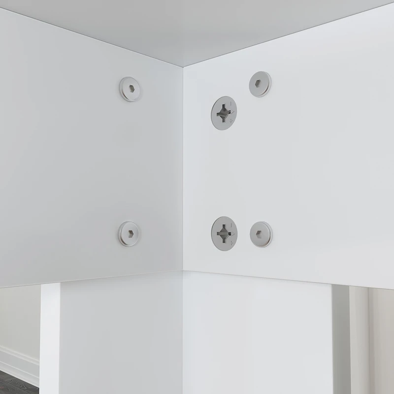 Masa Single 120, alb lucios, 120 cm, design elegant pentru dining [4]