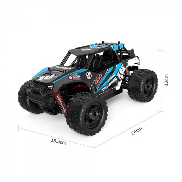 Masina cu Telecomanda Linxtech Thunder 4X4, 36Km/h, Albastru [7]