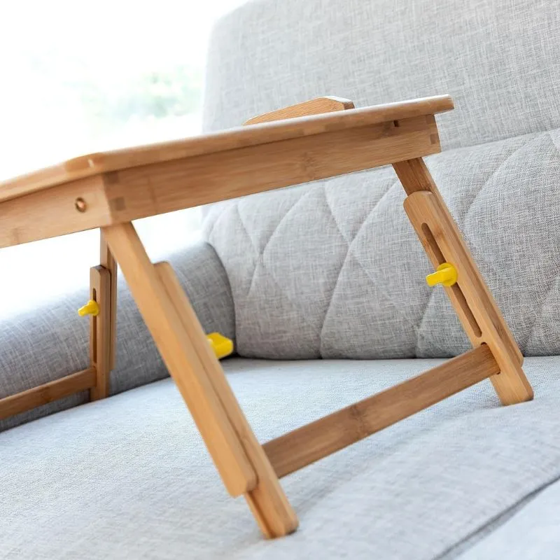 Masuta laptop LapWood din bambus [8]