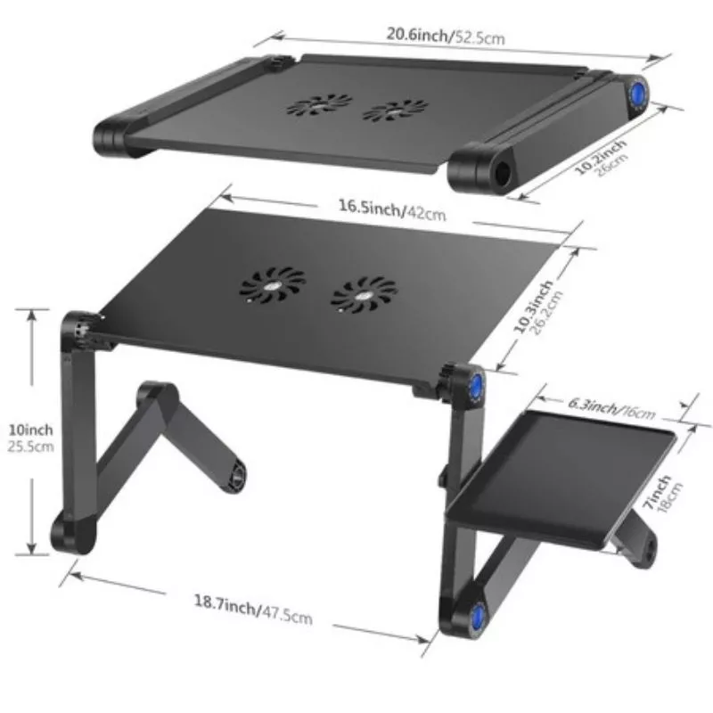 Masuta laptop reglabila, cu doua coolere [6]