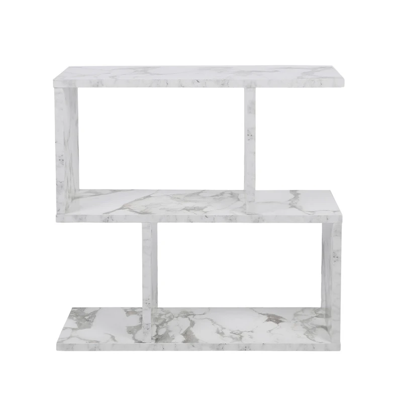 Masuta multifunctionala Life Alb & Marmura cu spatiu de depozitare [4]