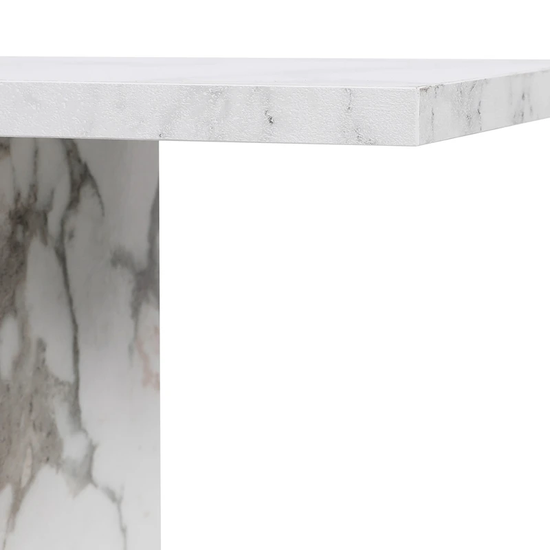 Masuta multifunctionala Life Alb & Marmura cu spatiu de depozitare [7]