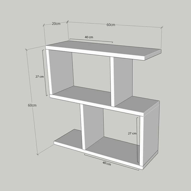 Masuta multifunctionala Life Alb & Marmura cu spatiu de depozitare [3]