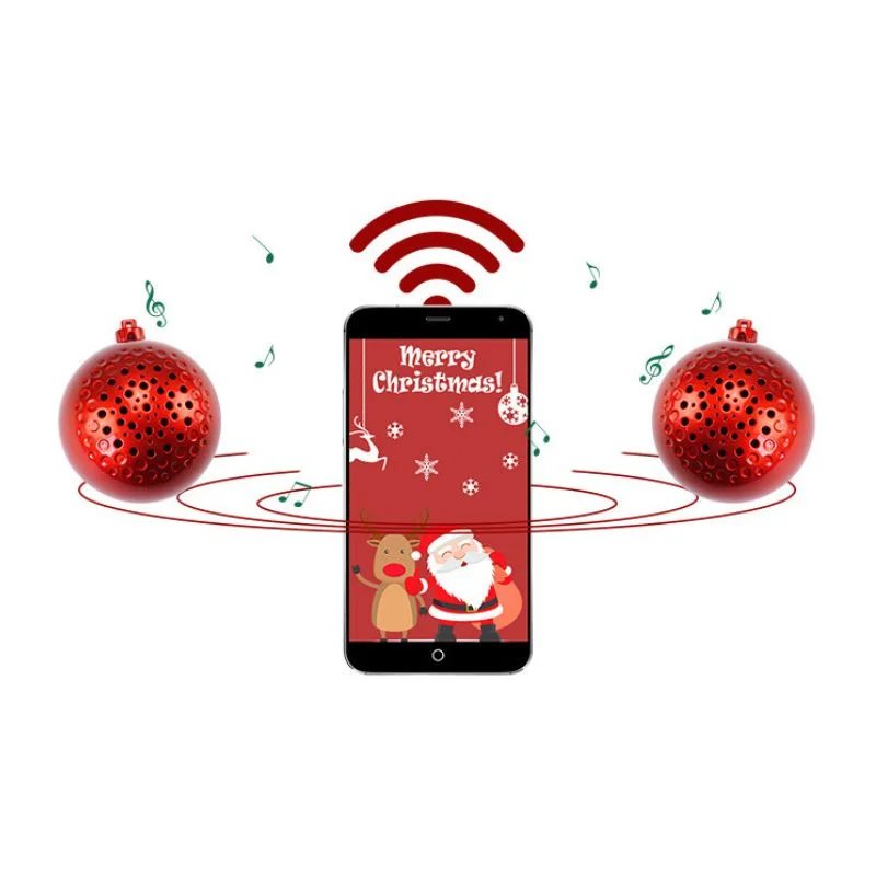 Mini Boxa Portabila cu Bluetooth, Glob de Craciun [9]