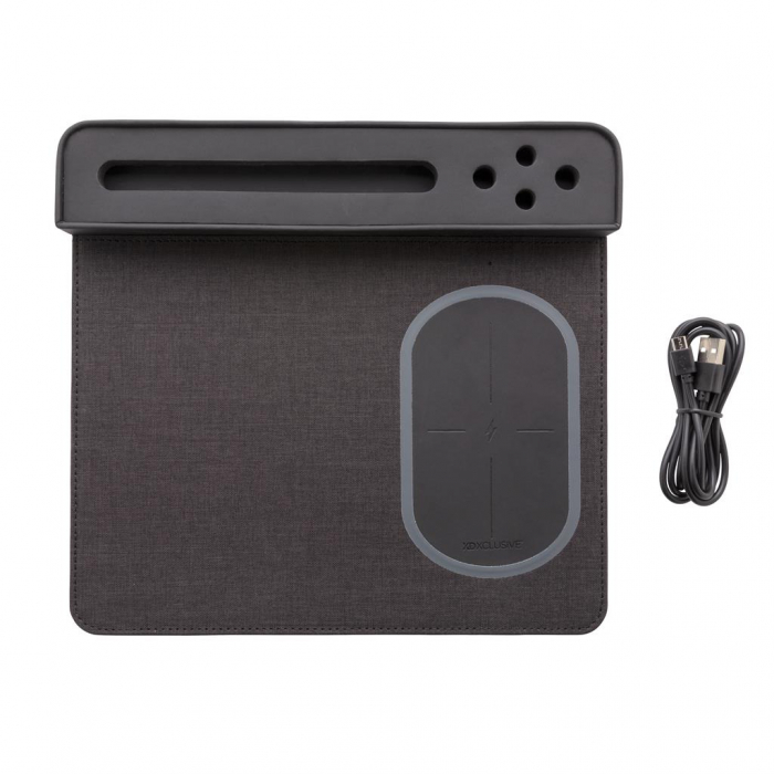 Mousepad cu incarcare wireless 5W si USB [6]