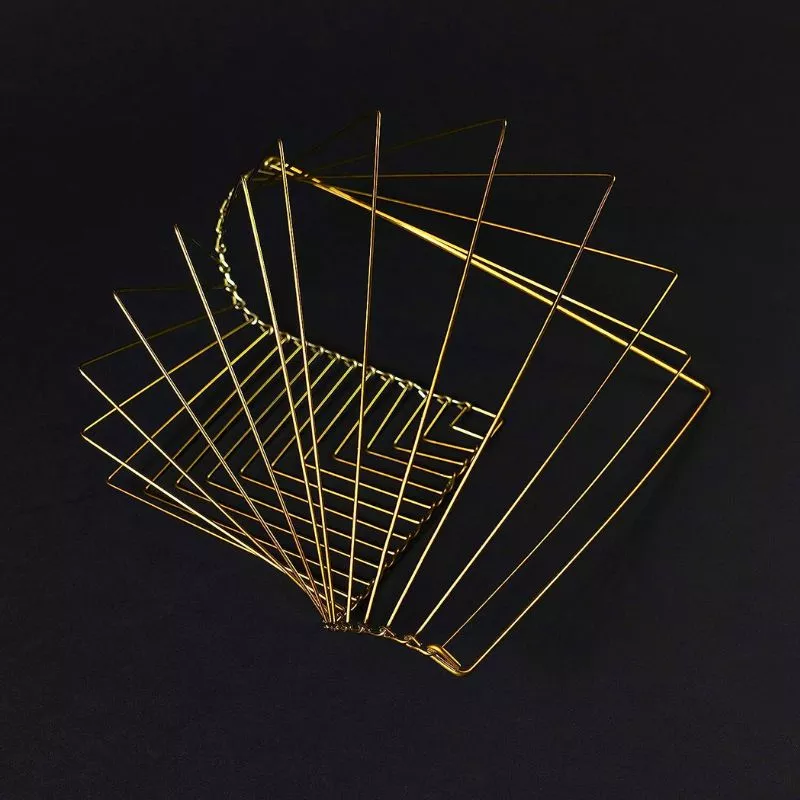 Obiect de arta cinetica Square Wave Spinner [10]