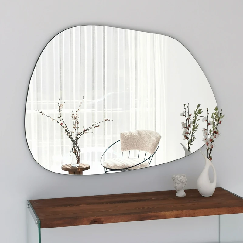 Oglinda Amorphous transparenta, design curbat, eleganta minimalista [2]