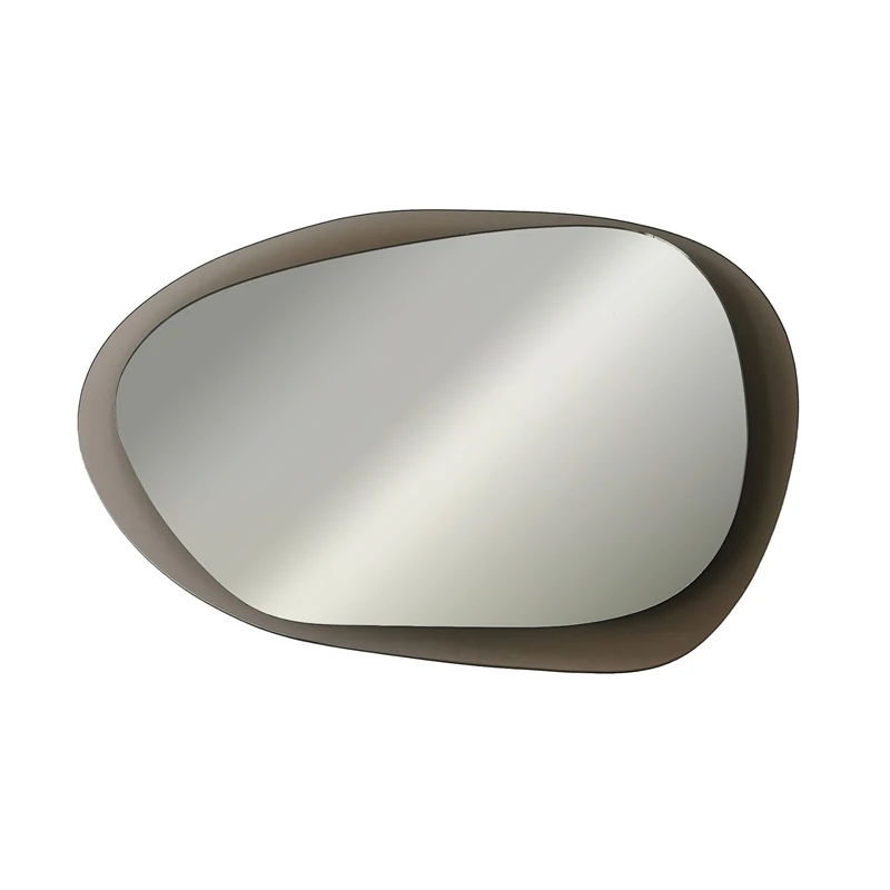 Oglinda Aqua bronz, forma fluida, fixare pe perete [12]