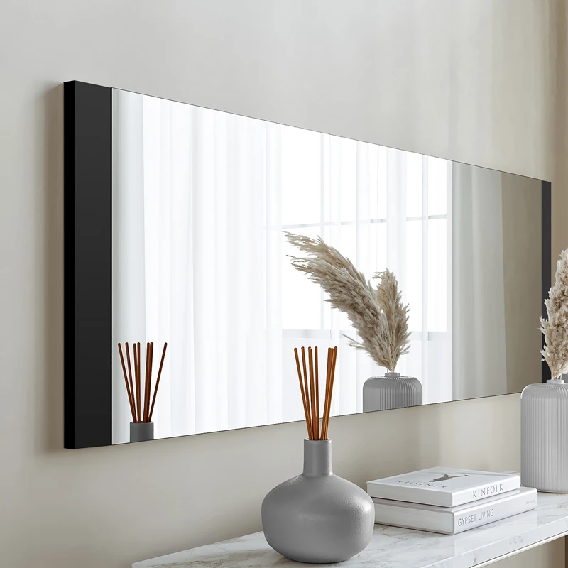 Oglinda Basic cu rama neagra, rectangulara, ajustabila orizontal si vertical [4]