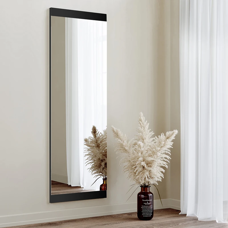 Oglinda Basic cu rama neagra, rectangulara, ajustabila orizontal si vertical [5]