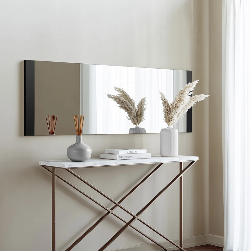 Oglinda Basic cu rama neagra, rectangulara, ajustabila orizontal si vertical [2]