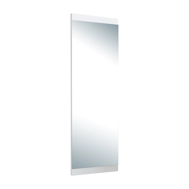 Oglinda dreptunghiulara accent alb, ajustabila, stil minimalist [5]