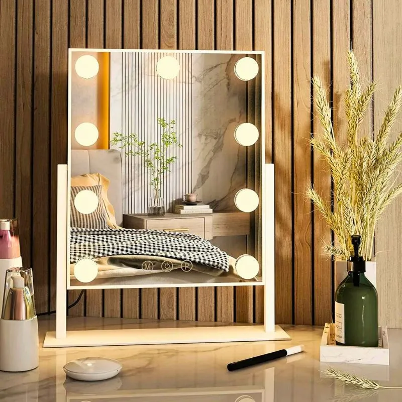 Oglinda machiaj cu Smart Touch si 9 becuri Vanity [2]
