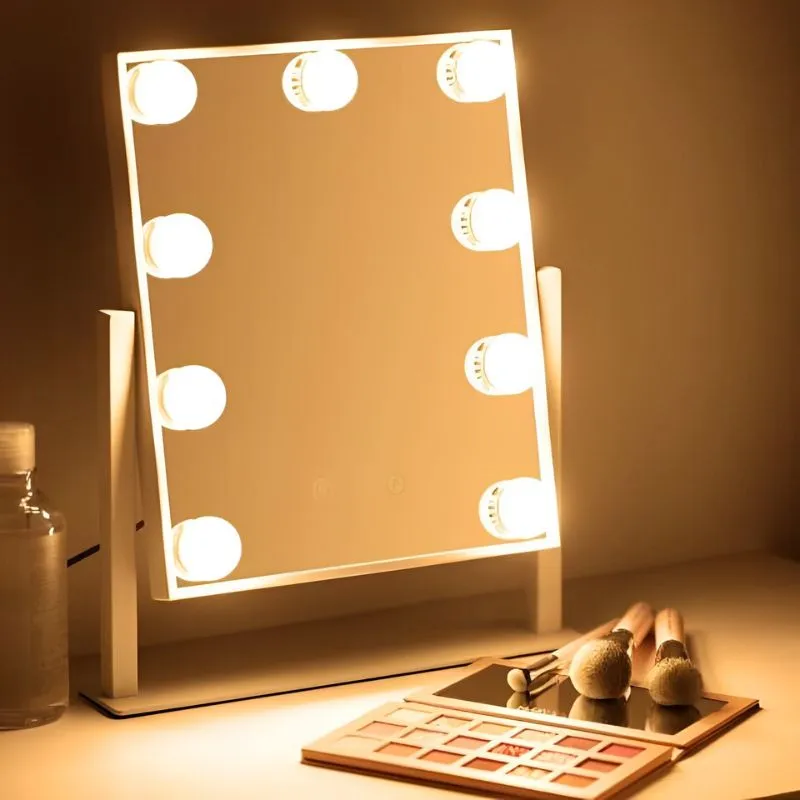 Oglinda machiaj cu Smart Touch si 9 becuri Vanity [7]