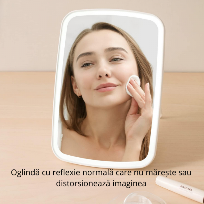Oglinda make up de birou cu 33 led-uri si reincarcare USB [9]