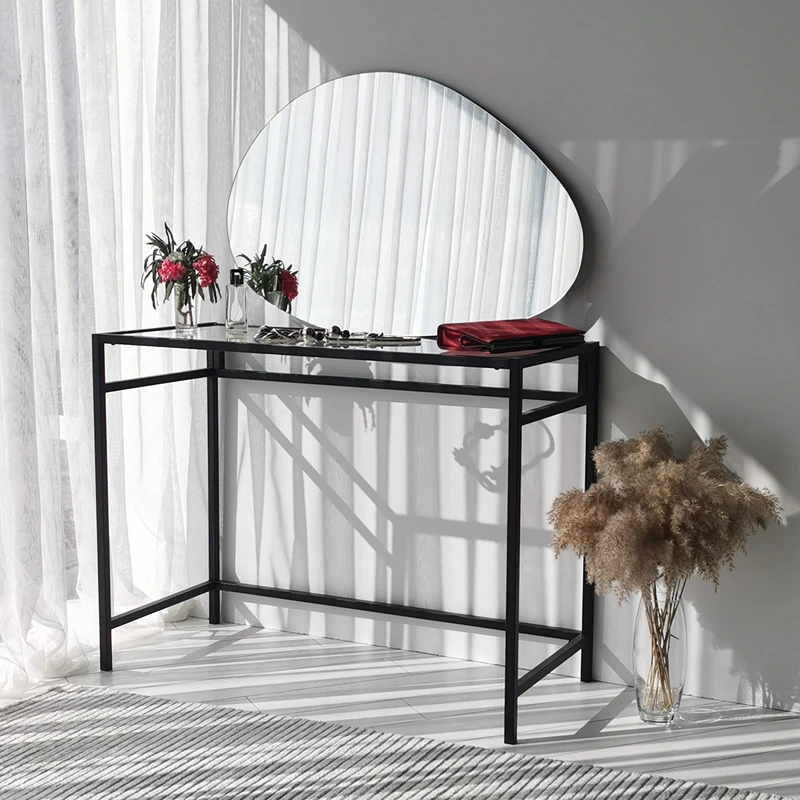 Oglinda Porto 76x50 rama alba, forma clasica, stil versatil [6]