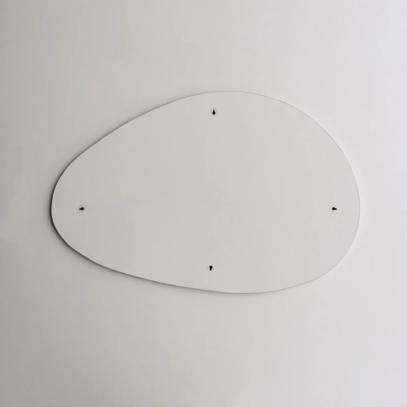 Oglinda Porto 90x60 rama alba, stil minimalist, rama subtire [11]