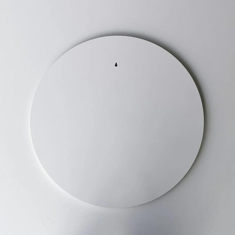 Oglinda rotunda cu rama alba, stil minimalist, rama subtire [6]