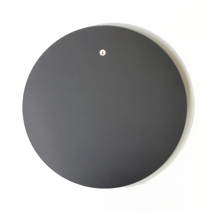 Oglinda rotunda decorativa cu rama neagra, stil modern, rama subtire [5]