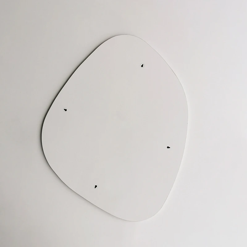 Oglinda Sohocu rama alba, design modern, forma asimetrica [11]