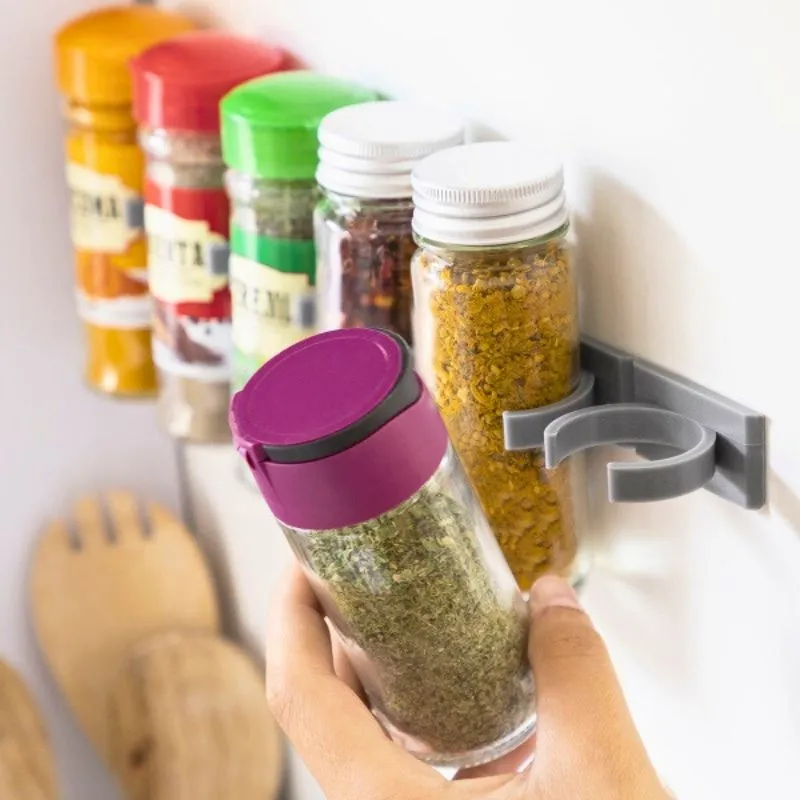 Organizator de condimente cu fixare adeziva Solutie ingenioasa [2]