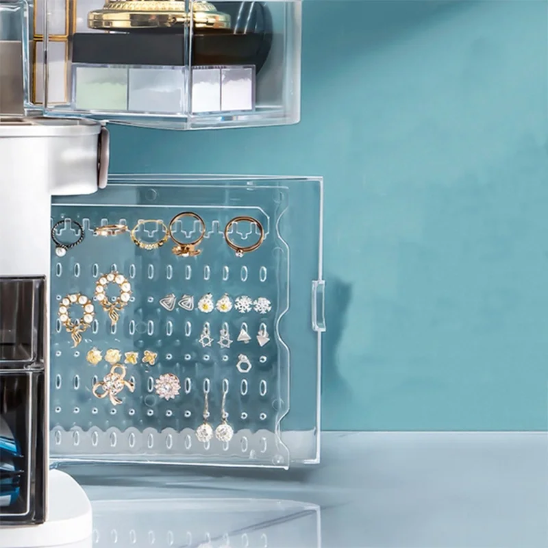Organizator cosmetice Cutie cu oglinda iluminata LED [7]