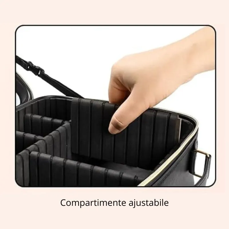 Organizator de cosmetice cu oglinda LED [7]