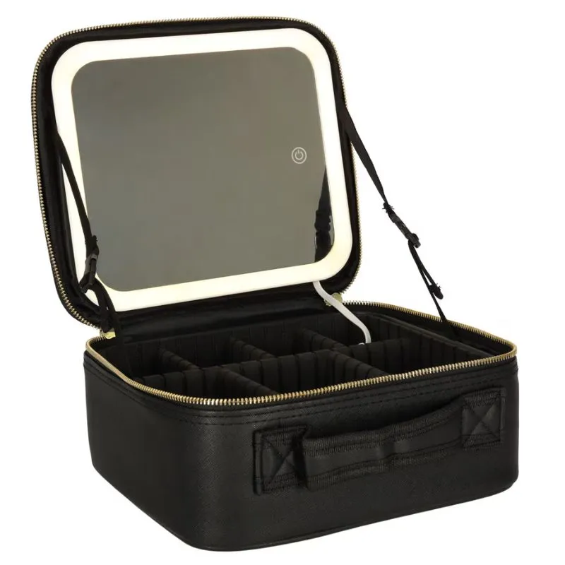 Organizator de cosmetice cu oglinda LED [11]
