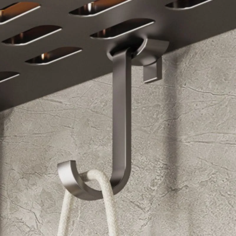 Organizator de perete cu suport prosop 40 cm [4]