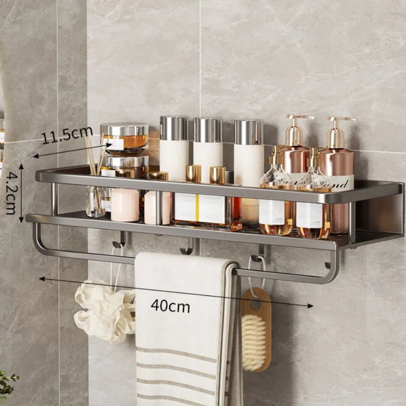 Organizator de perete cu suport prosop 40 cm [2]