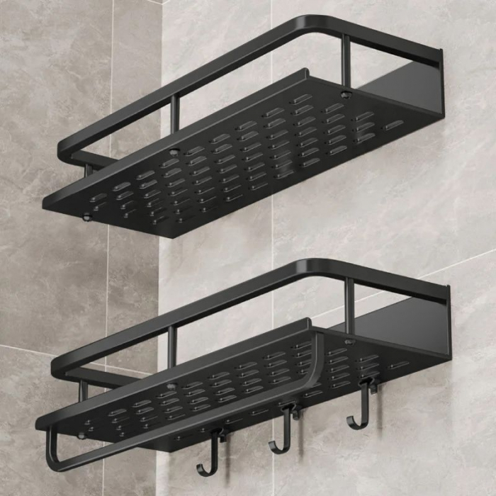 Organizator de perete Dublu cu suport prosop 30 cm [3]