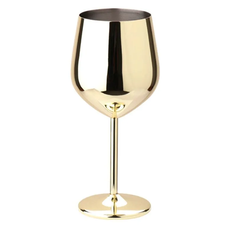 Pahar vin din Otel Inoxidabil Shiny Gold [6]