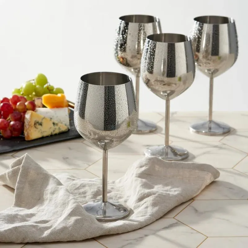 Pahar vin din Otel Inoxidabil Shiny Silver [4]
