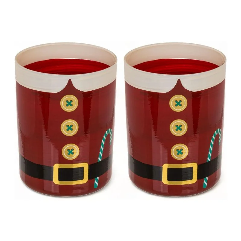 Set 2 Pahare whiskey costumul lui Mos Craciun [7]