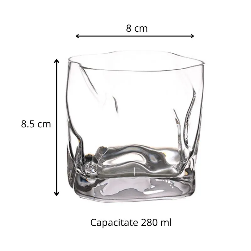 Pahar whiskey Wave [10]