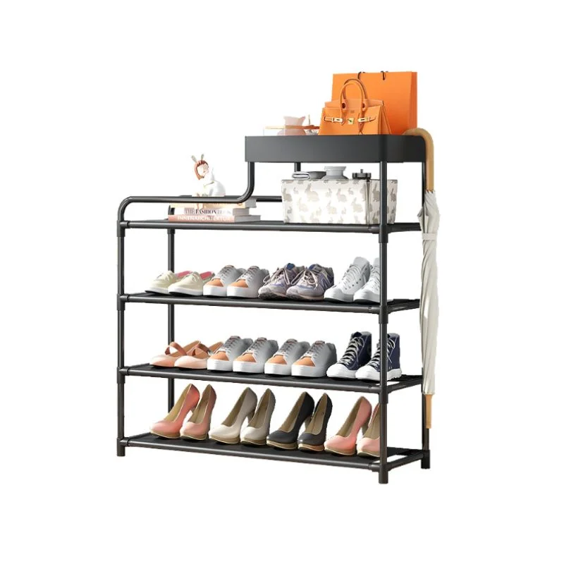 Pantofar negru sase niveluri cu raft superior [6]
