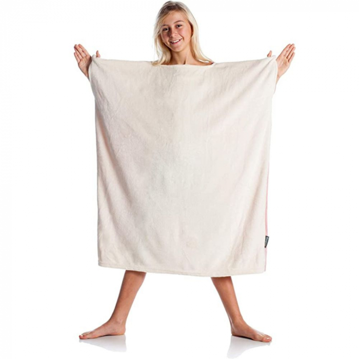 Patura cu maneci pentru copii, Oversized Rose, 240g/mp [4]