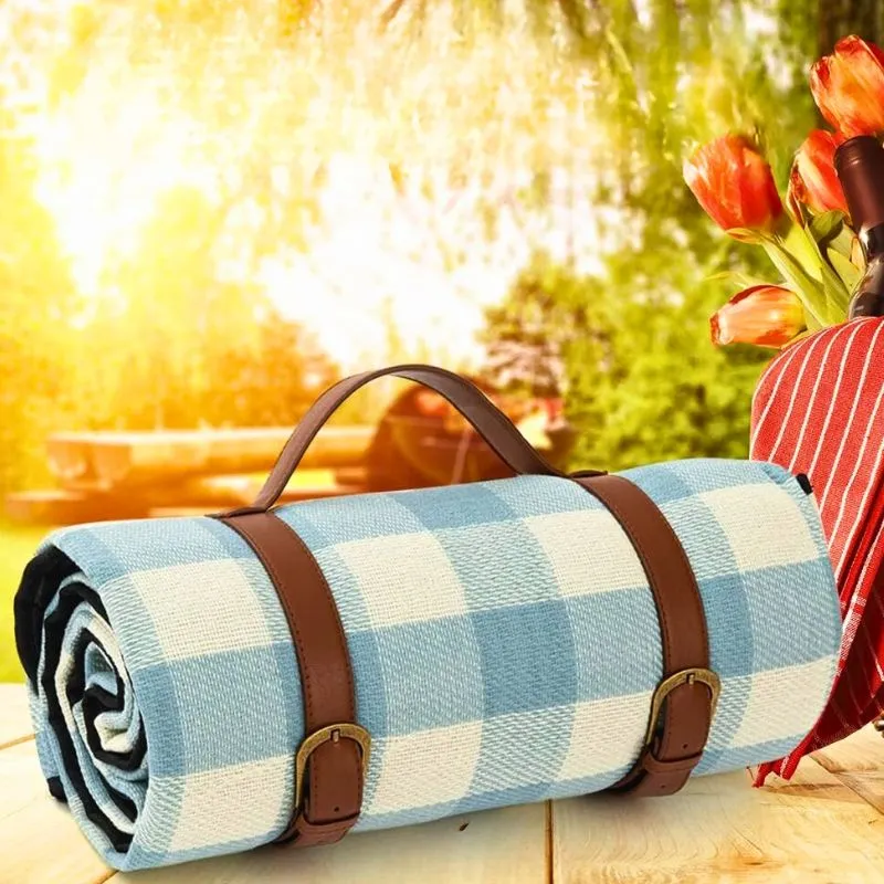 Patura de picnic cu maner din piele ecologica [9]