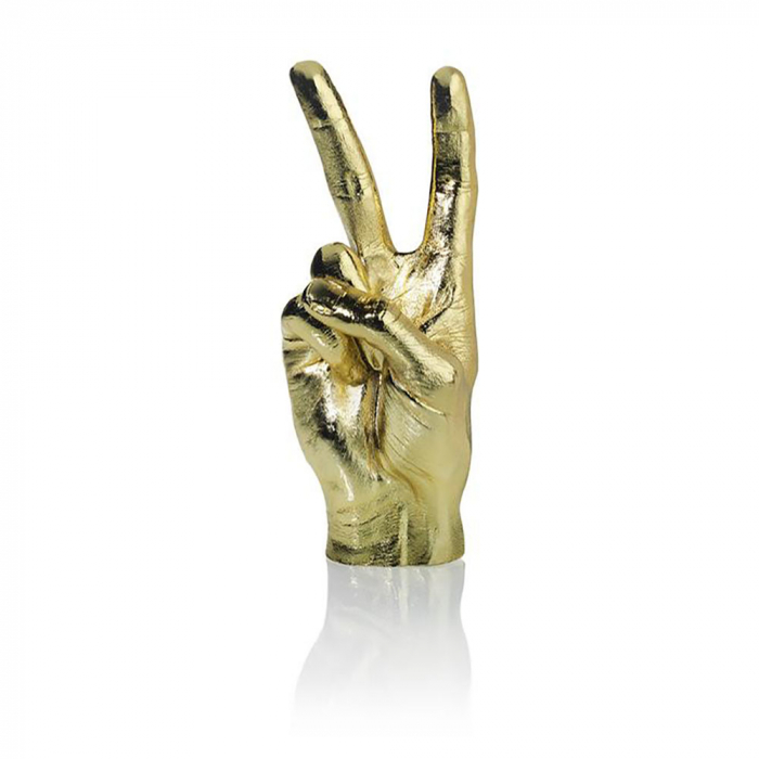 Peace, suport si obiect decorativ victorios, Gold [3]