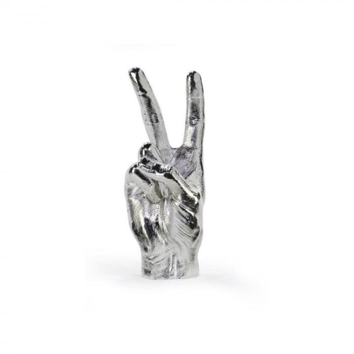 Peace, suport si obiect decorativ victorios, Silver [2]