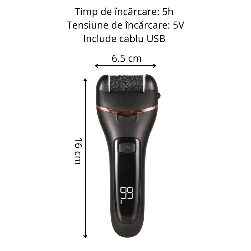 Pila electrica pentru talpi set 10 accesorii [8]