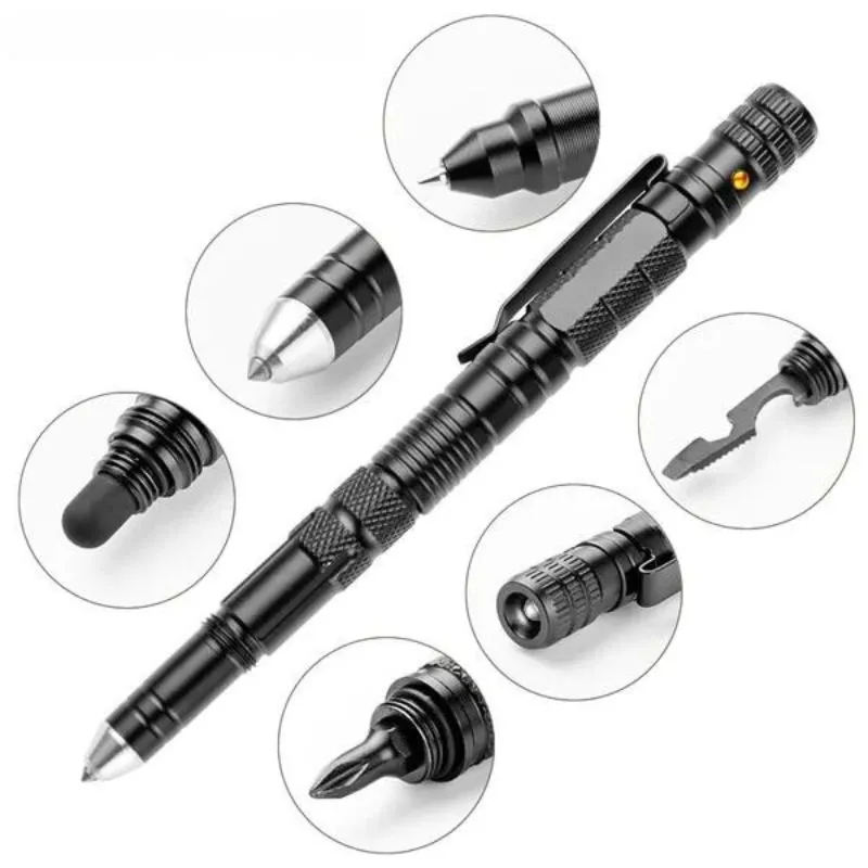 Pix tactic multifunctional 4 in 1 cu lanterna, ToolPen 007 [15]