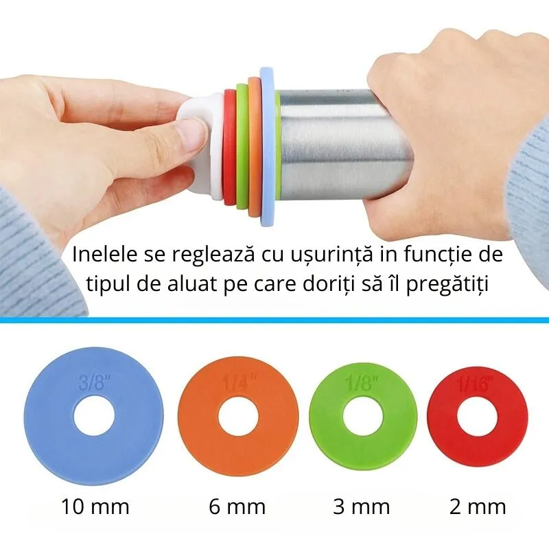 Plansa de aluat cu sucitor reglabil Set cadou Bucatareala [16]