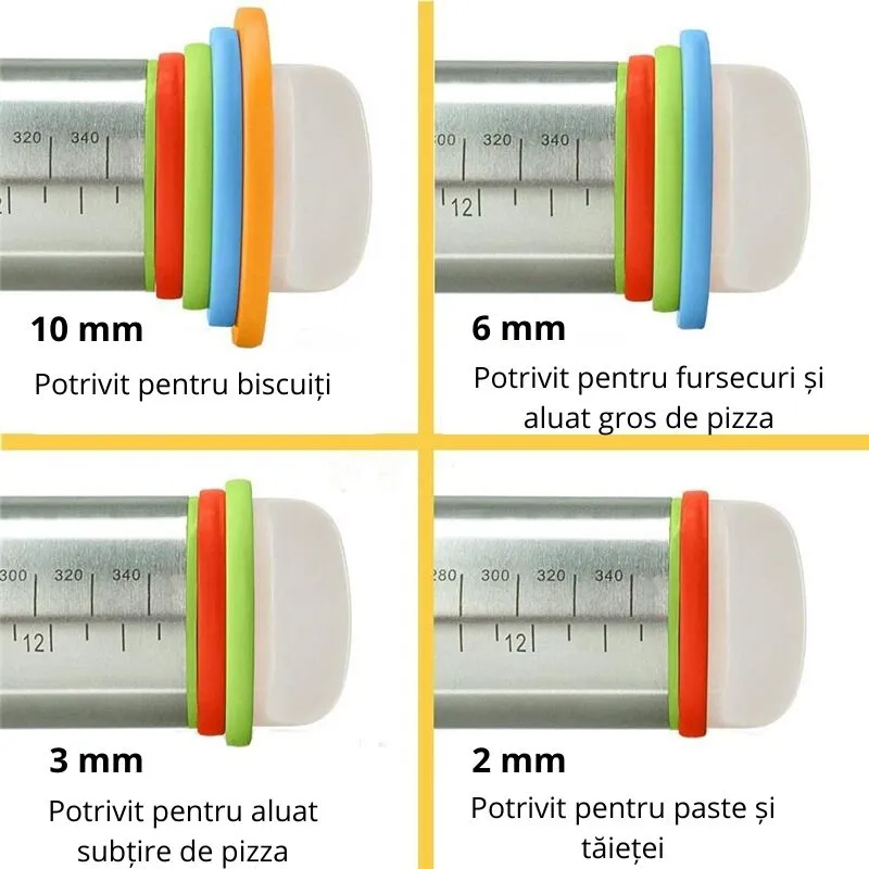 Plansa de aluat cu sucitor reglabil Set cadou Bucatareala [21]