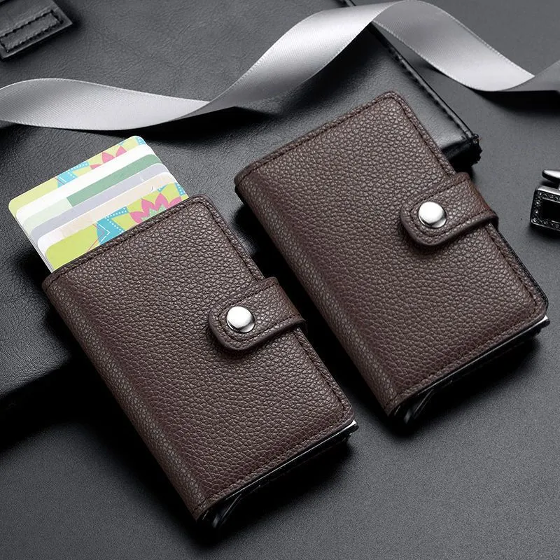 Portofel maro Slim RFID [3]