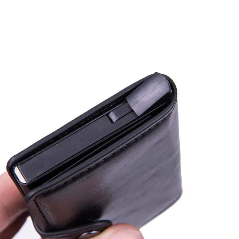 Portofel Negru din piele ecologica Protectie RFID [5]