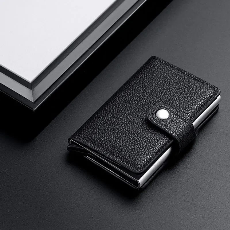 Portofel negru Slim RFID [6]