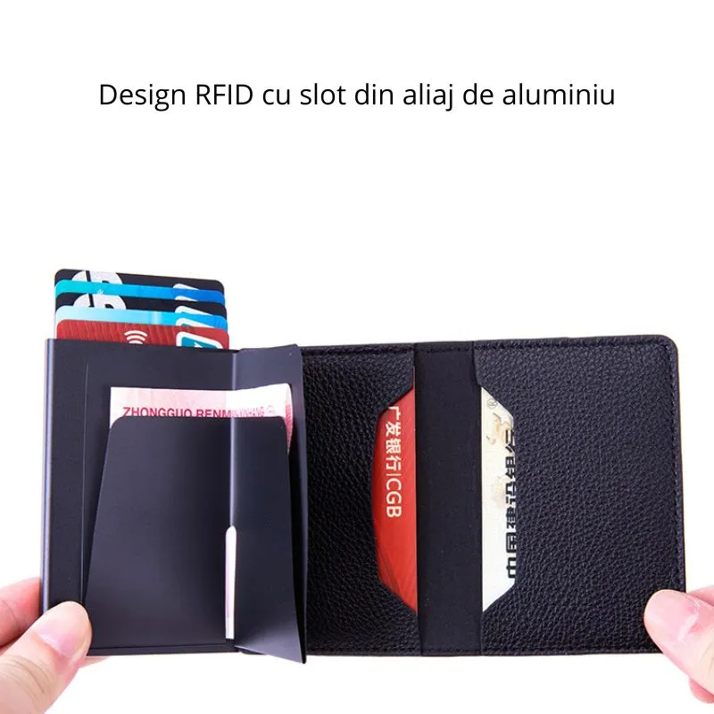 Portofel pentru Carduri Black Slim [13]