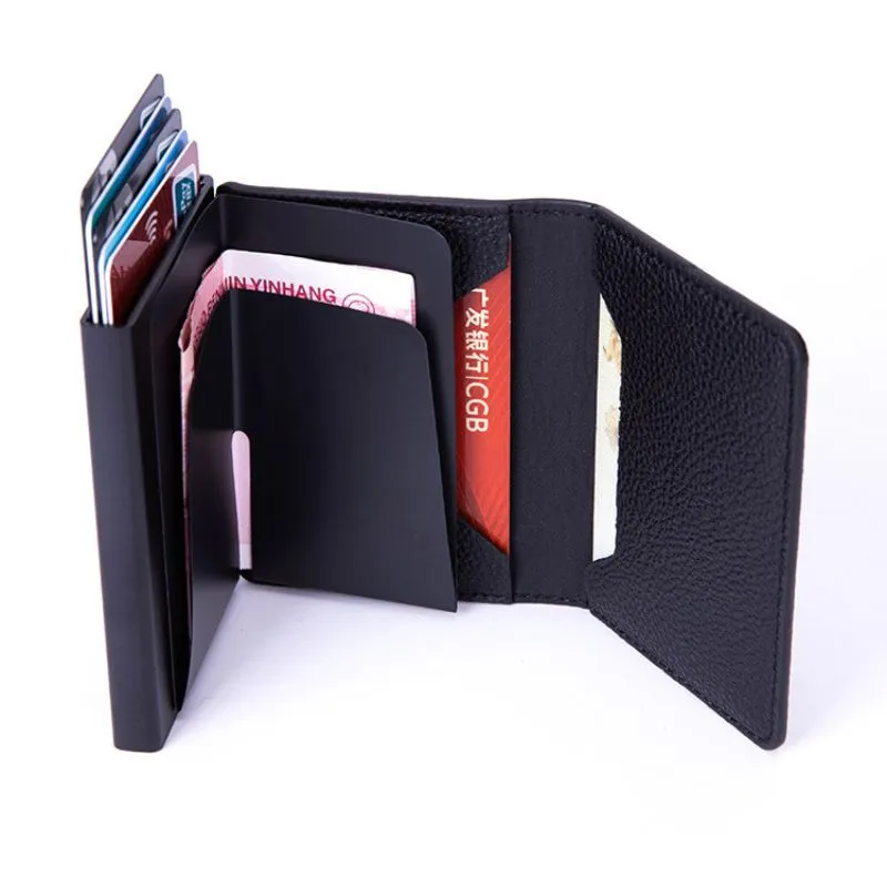 Portofel pentru Carduri Black Slim [10]