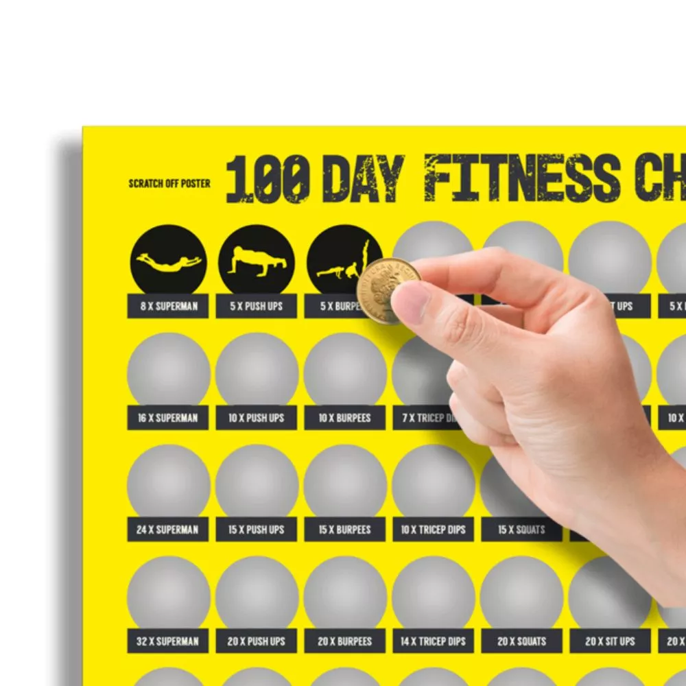 Poster razuibil 100 zile de Fitness [4]